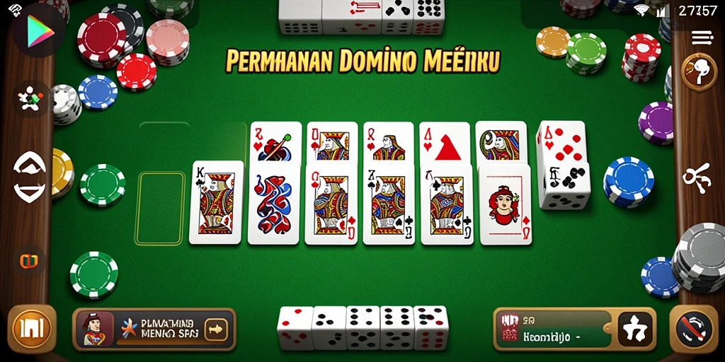 Tampilan gameplay seru dalam permainan Domino 2757.