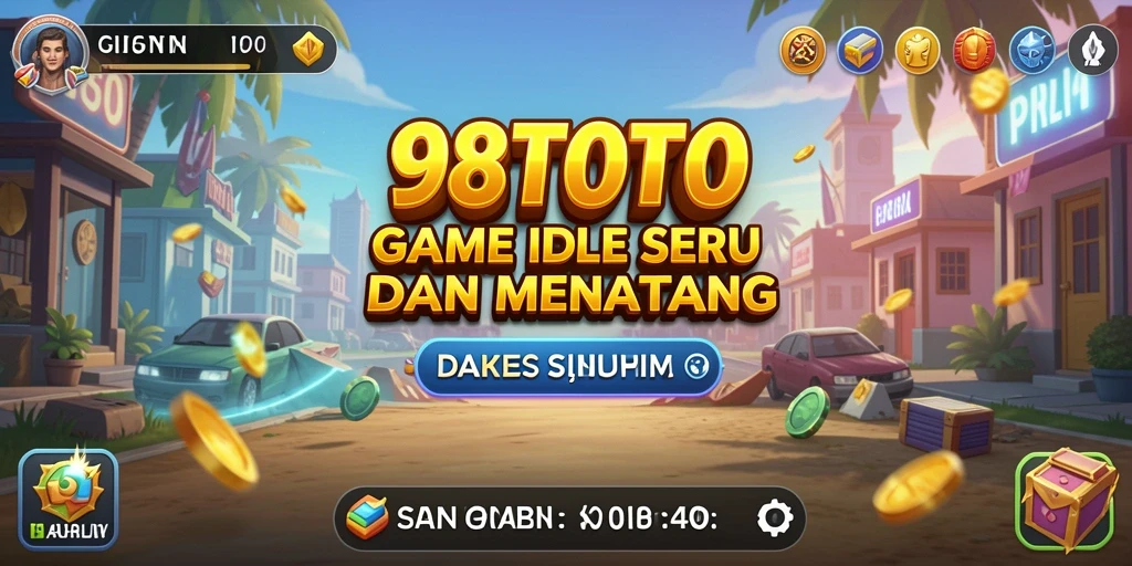 Tangkapan layar utama 98TOTO yang menunjukkan gameplay menarik.
