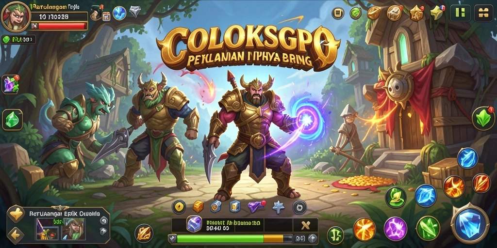 Tampilan gameplay RPG yang seru dan menantang dari COLOKSGP.