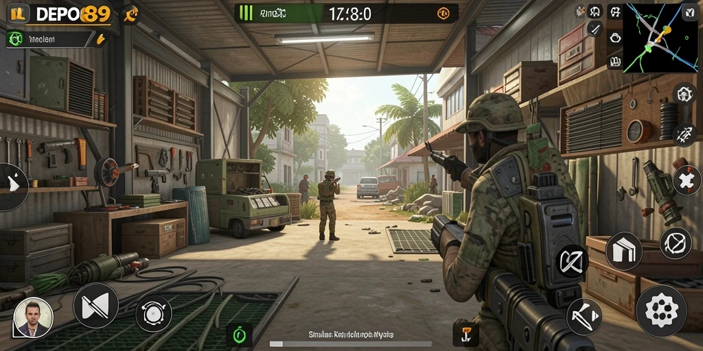 Tampilan gameplay menarik di DEPO89 dengan berbagai aktivitas simulasi.