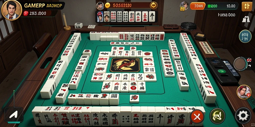 Tampilan gameplay Mahjong yang menarik di GAMERP.