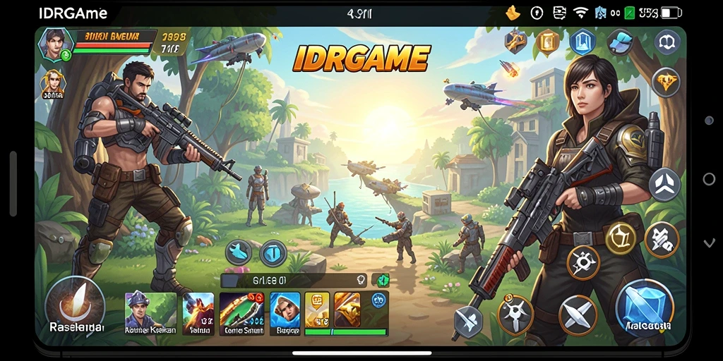 Tampilan gameplay menarik dan menyenangkan dari IDRGAME.